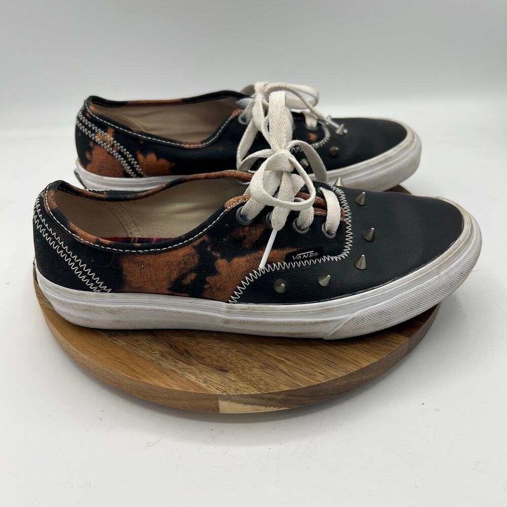Vans Authentic Studded Sneakers Black Brown Women’s 7
